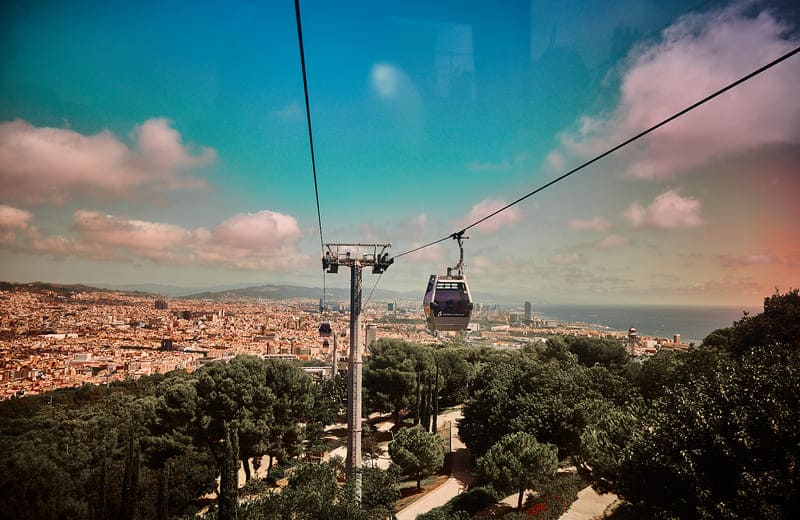 Vistas guiada Barcelona: Sagrada familia, Park Güell y teleférico